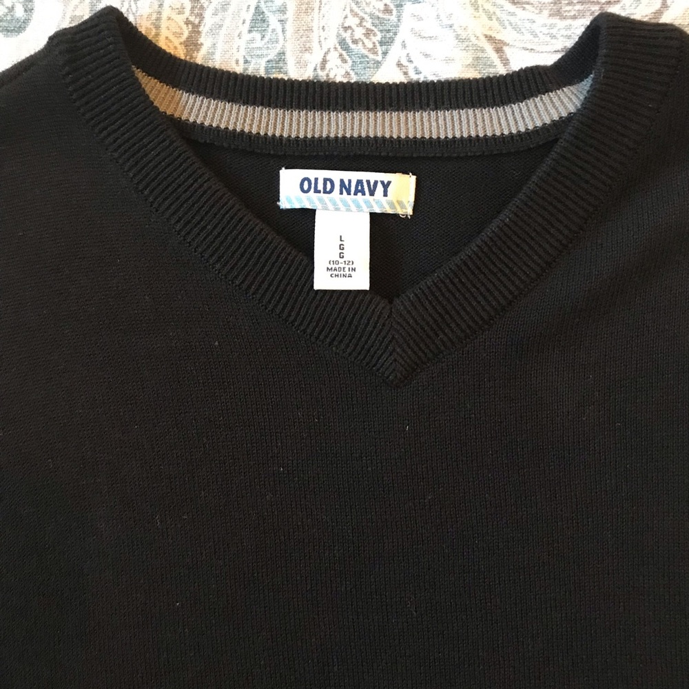 Old Navy V-neck black sweater
